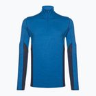 Pánska termoaktívna mikina Smartwool Merino Sport 1/4 Zip laguna blue/deep navy