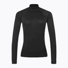 Dámska termoaktívna mikina Smartwool Thermal Merino Rib Turtleneck charcoal heather