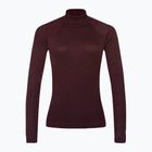Dámska termoaktívna mikina Smartwool Thermal Merino Rib Turtleneck black cherry heather