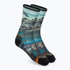 Dámske trekingové ponožky Smartwool Hike Light Cushion Icy Range Print Crew farebné 01988