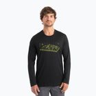 Pánske termoakčné tričko icebreaker Merino 150 Tech Lite II Tee Alps 3D black