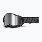 Cyklistické okuliare 100% Loss 2 black/silver mirror