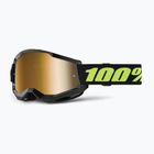 Cyklistické okuliare 100% Strata 2 solar eclipse/mirror true gold