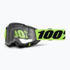 Cyklistické okuliare 100% Accuri 2 OTG neon yellow/clear