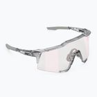Slnečné okuliare 100% Speedcraft polished translucent grey/rose gold mirror photochrom