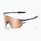 Slnečné okuliare 100% Hypercraft SQ soft tact grey/hiper copper mirror