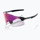 Slnečné okuliare 100% Aerocraft gloss black/purple mirror photochromic