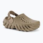 Detské šľapky Crocs Echo Clog Kids khaki