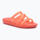 Dámske šľapky Crocs Splash Glossy Strappy neon watermelon