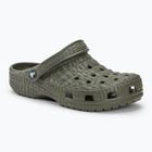 Šľapky Crocs Classic Crocskin dusty olive