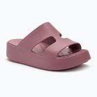 Dámske šľapky Crocs Gateway Platform H-Strap cassis