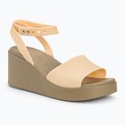 Dámske sandále Crocs Brooklyn Ankle Strap Wedge shitake