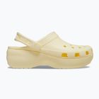 Dámske žabky Crocs Classic Platform Clog buttercream