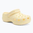 Dámske žabky Crocs Classic Platform Clog buttercream