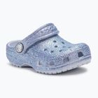 Detské šľapky Crocs Classic Glitter Clog Toddler frosted glitter