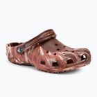 Šľapky Crocs Classic Marbled Clog dark clay/multi