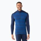 Pánska termoaktívna mikina Smartwool Merino 250 Baselayer 1/4 Zip Boxed deep navy color shift