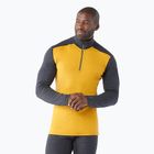 Pánske termoaktívne tričko Smartwool Merino 250 Baselayer 1/4 Zip s dlhým rukávom charcoal honey gold