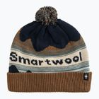 Smartwool Knit Winter Pattern POM deep navy heather beanie