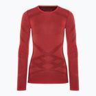 Dámska termoakčná mikina Smartwool Intraknit Thermal Merino Baselayer Crew scarlet/black