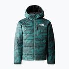 Detská zimná bunda The North Face Reversible Perrito dark sage rain camo print/black