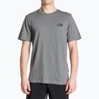 Pánske tričko The North Face Simple Dome Tee medium grey heather