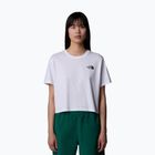 Dámske tričko The North Face Simple Dome Cropped Slim Tee tnf white