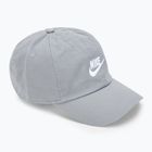 Šiltovka Nike Club Unstructured Futura Wash particle grey/white