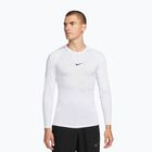 Pánske tréningové tričko longsleeve Nike Pro Dri-Fit Tight Fitness white/black