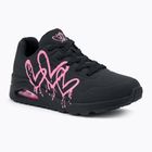 Dámske topánky SKECHERS Uno Dripping In Love black/pink