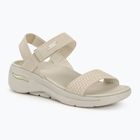 Dámske sandále SKECHERS Go Walk Arch Fit Polished beige