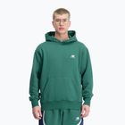 Pánska mikina New Balance Hoops Fleece Hoodie team forest green