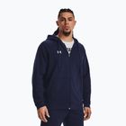 Pánska tréningová mikina Under Armour Rival Fleece FZ midnight navy/white