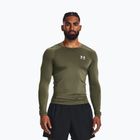 Under Armour pánske tréningové tričko s dlhým rukávom Ua HG Armour Comp LS marine od green/white