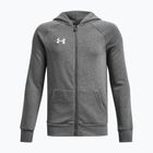 Detská mikina Under Armour Rival Fleece FZ Hoodie grey