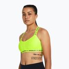 Podprsenka Fitness  Under Armour Crossback Low high-vis yellow/high-vis yellow/black