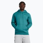 Pánska mikina Under Armour Essential Fleece Hoodie circuit teal light heather/circuit teal