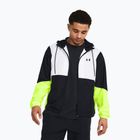 Pánska tréningová bunda Under Armour Legacy Windbreaker black/high-vis yellow/black