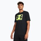 Pánske tričko Under Armour Boxed Sportstyle black/high vis yellow