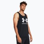 Pánske tielko Under Armour Sportstyle Logo black/white