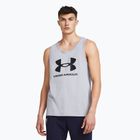 Pánske tielko Under Armour Sportstyle Logo steel light heather/black