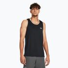 Pánske bežecké tielko tank top Under Armour Launch Singlet black/reflective