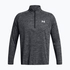Pánska mikina Under Armour Tech Textured 1/2 Zip LS black/white
