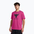 Pánske tréningové tričko Under Armour Project Rock Payoff Graphic astro pink/downpour gray