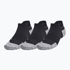 Bežecké ponožky Under Armour Dry Run Cushion No Show 3 pary black/pitch gray/reflective