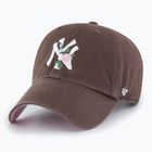 47 Značka New York Yankees Thorn cap CLEAN UP brown