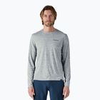 Pánske tričko Patagonia Cap Cool Daily Graphic Shirt-Waters boardshort logo abalone blue/feather grey