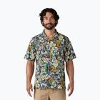 Patagonia pánske tričko Tidal Threads Camp undersea/ink black