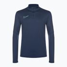 Pánske futbalové tričko s dlhým rukávom Nike Academy Dri-Fit 1/2-Zip midnight navy/black/midnight navy/hyper turquoise