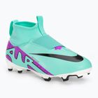 Detské kopačky Nike Jr Zoom Mercurial Superfly 9 Academy FG/MG hyper turquoise/black/ white/fuchsia dream